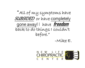 Chiropractic Fort Wayne IN Patient Testimonial at New Life Chiropractic