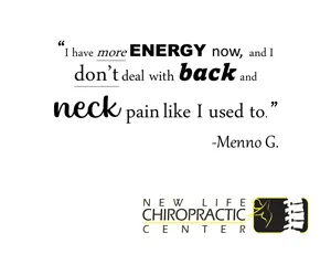 Chiropractic Fort Wayne IN Menno G. Testimonial